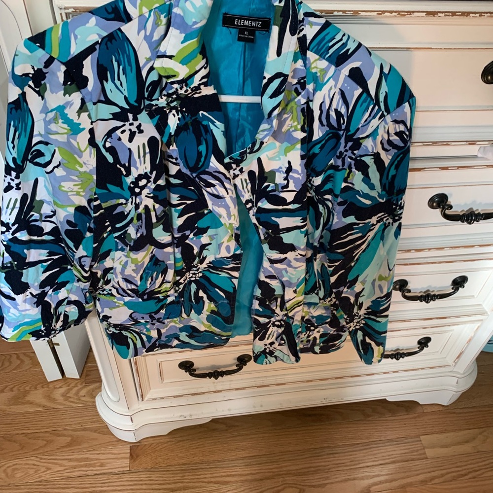 Flower blazer
